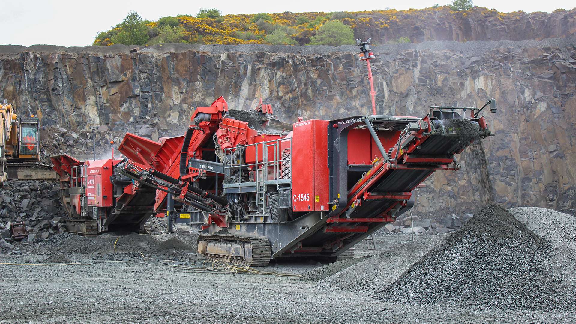 Terex Finlay C-1545P cone crusher for quality aggregates!