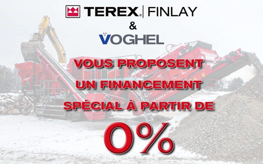 Special funding for Terex-Finlay products