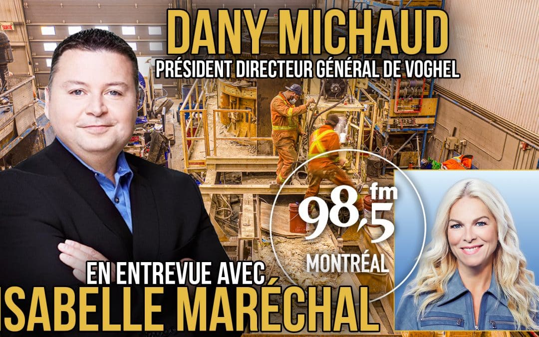 Dany Michaud, guest of Isabelle Maréchal, April 12th, 2021 at 98.5 FM Montreal