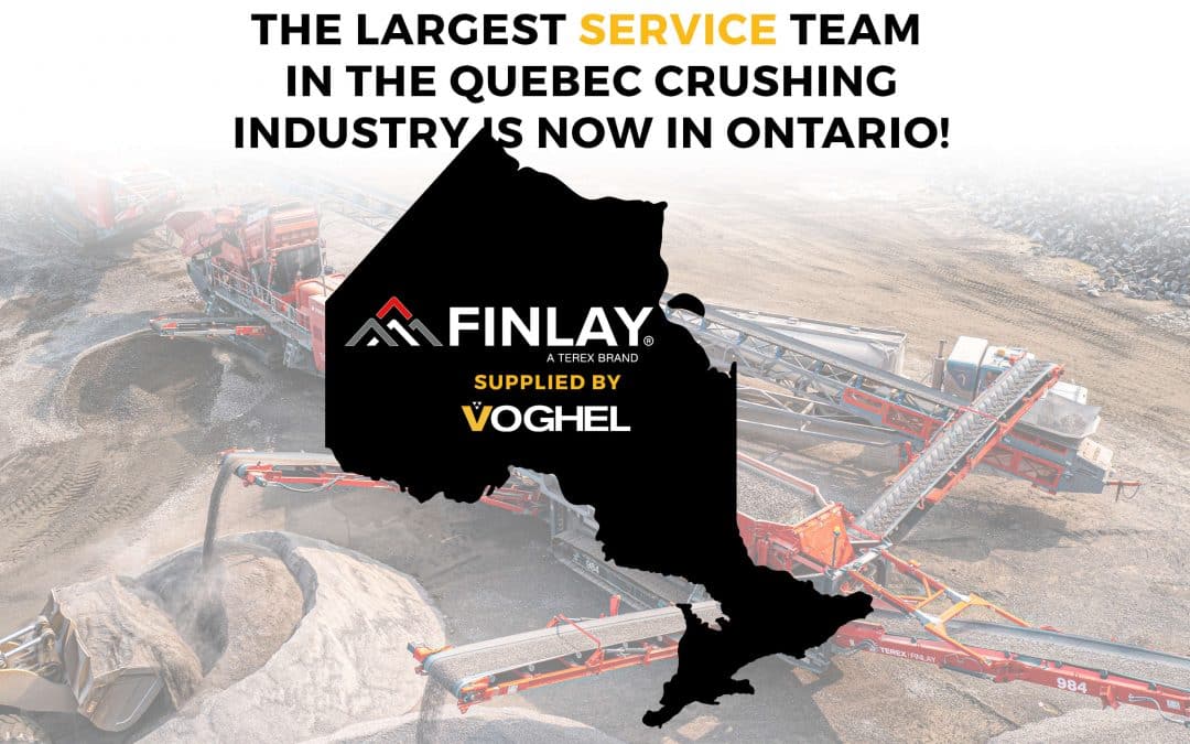Voghel is now your Finlay dealer in Ontario